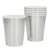 Värikattaus|Lasit Ja Mukit>Boland Party Partners, P. O. Box 518, AK ALPHEN A/D RIJN, https://boland.eu Pahvimuki hopeanvärinen 250 ml 6 kpl/pkt