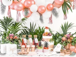 Värikattaus|Lasit Ja Mukit>PartyDeco sp. z o.o. sp. k., ul. Kolumba 1, 70-035 Szczecin, www.partydeco.com Pahvimuki korkeakiiltoruusukulta 220 ml 6 kpl/pkt