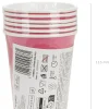 Värikattaus|Lasit Ja Mukit>PartyDeco sp. z o.o. sp. k., ul. Kolumba 1, 70-035 Szczecin, www.partydeco.com Pahvimuki pinkki, 250 ml 6 kpl/pkt