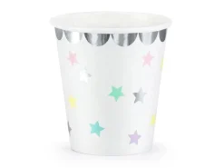 Vauvakutsut, Baby Shower|Vauvakutsut, Baby Shower>PartyDeco sp. z o.o. sp. k., ul. Kolumba 1, 70-035 Szczecin, www.partydeco.com Pahvimuki tähdet 180 ml 6 kpl/pkt