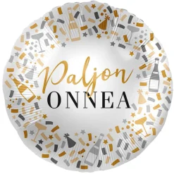 Pienet Foliopallot>Premioloon Paljon onnea shampanja foliopallo