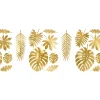 Grillijuhlat|Muut Koristeet Ja Rekvisiitat>PartyDeco sp. z o.o. sp. k., ul. Kolumba 1, 70-035 Szczecin, www.partydeco.com Palmunlehvät kullanvärinen koriste 21 kpl/pkt