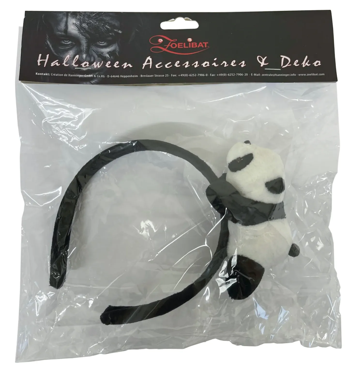 Muut Asusteet|Pannat, Kruunut Ja Tiarat>Création de Hanninger GmbH u0026 CO.KG, Breslauer Strasse 25, D-64646 Heppenheim, www.zoelibat.com Panda pääpanta