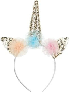 Ystävänpäivä|Koristehelmet, Ruusut Ja Konfetit>PartyDeco sp. z o.o. sp. k., ul. Kolumba 1, 70-035 Szczecin, www.partydeco.com Panta, Yksisarvinen kullanvärisillä paljeteilla