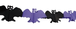 Muut Ripustettavat Koristeet|Halloween>Boland Party Partners, P. O. Box 518, AK ALPHEN A/D RIJN, https://boland.eu Paperiköynnös lepakko 4 m.