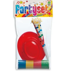 Torvet, Käärmepillit Ja Juhlasetit|Muut Juhlatarvikkeet>CARNIVAL TOYS SRL, VIA GOLDONI 1, 48026 GODO DI RUSSI, RA, www.carnivaltoys.it Partysetti sis. Hattu, torvi ja serpentiini