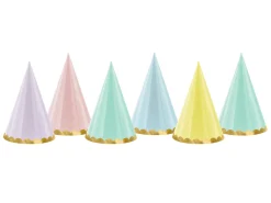 Torvet, Käärmepillit Ja Juhlasetit|Muut Juhlatarvikkeet>PartyDeco sp. z o.o. sp. k., ul. Kolumba 1, 70-035 Szczecin, www.partydeco.com Pastelli juhlahattu 6 kpl/pkt