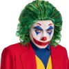 Muut Asusteet|Halloween>CARNIVAL TOYS SRL, VIA GOLDONI 1, 48026 GODO DI RUSSI, RA, www.carnivaltoys.it Peruukki kauhuklovni vihreä