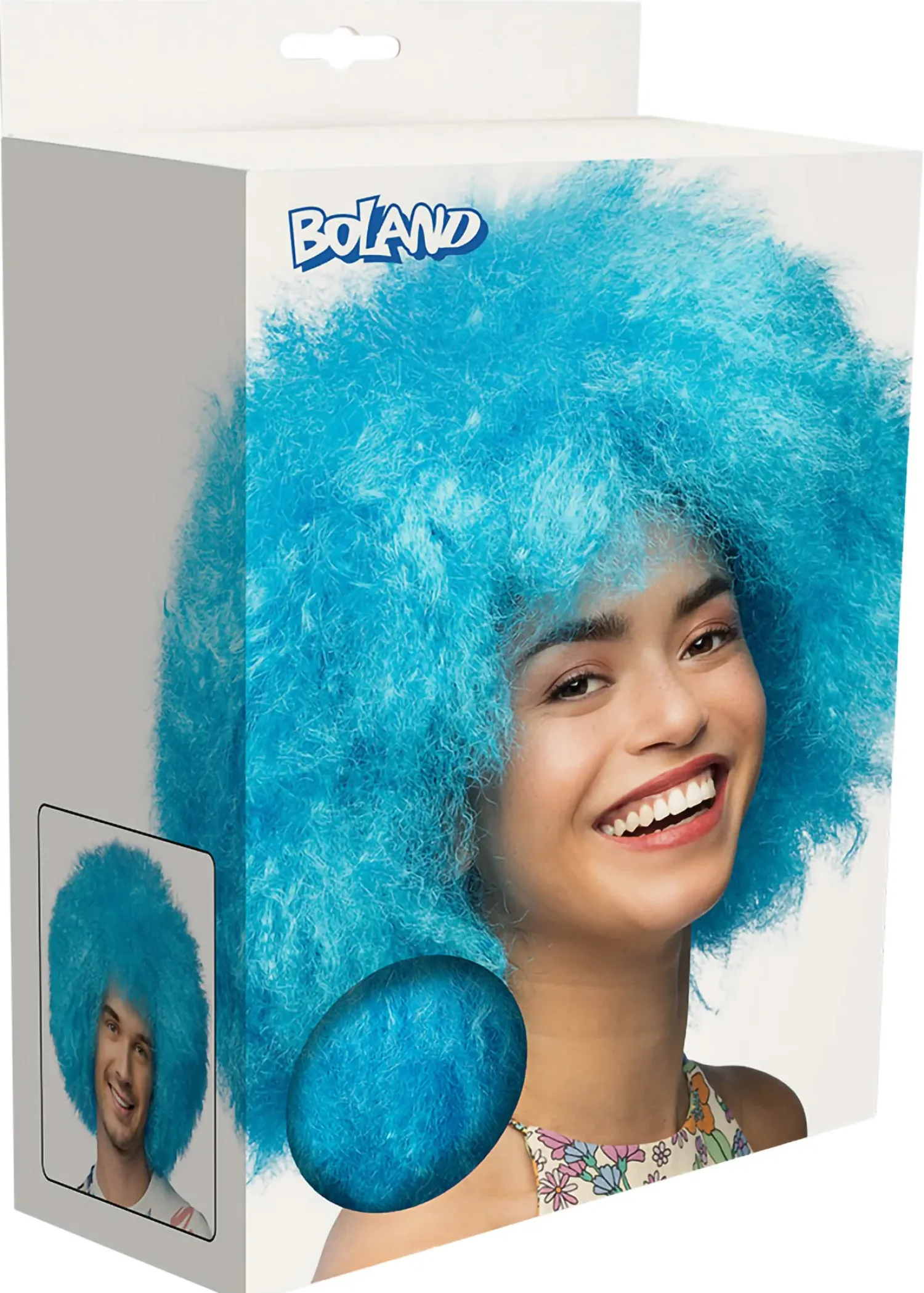 Muut Asusteet|Peruukit>Boland Party Partners, P. O. Box 518, AK ALPHEN A/D RIJN, https://boland.eu Peruukki Sugar neon sininen