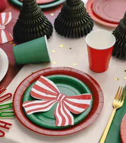 Lautaset|Värikattaus>PartyDeco sp. z o.o. sp. k., ul. Kolumba 1, 70-035 Szczecin, www.partydeco.com Pieni pahvilautanen vihreä, 18 cm 6 kpl/pkt