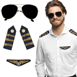 Penkkarit|Muut Asusteet>Boland Party Partners, P. O. Box 518, AK ALPHEN A/D RIJN, https://boland.eu Pilotin asustesetti