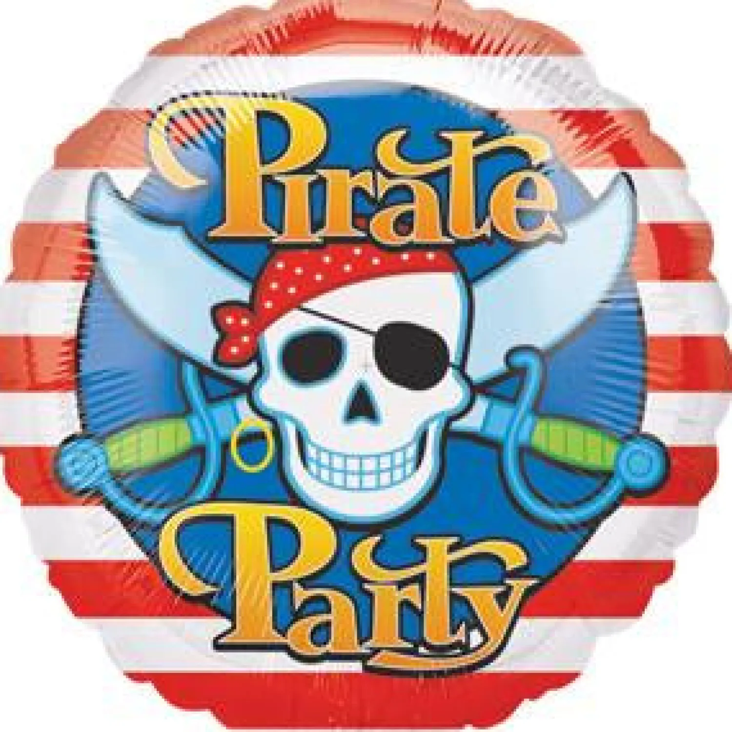 Pienet Foliopallot>Anagram International Inc, 7700 Anagram Drive, MN 55344-7307, USA, http://www.anagramballoons.com/ Pirate party foliopallo