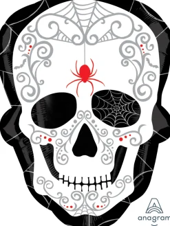 Muotofoliopallot|Halloween>Anagram International Inc, 7700 Anagram Drive, MN 55344-7307, USA, http://www.anagramballoons.com/ Pääkallo muotofoliopallo