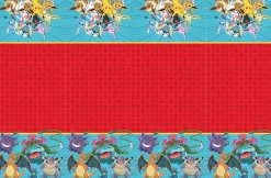 Pokemon|Kaita- Ja Pöytäliinat>Procos S.A., 56th KLM Paleas Ethnikis, 320-11 Inofita Greece, www.procos.gr Pokemon muovinen pöytäliina 120 x 180 cm