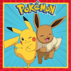 Pokemon|Lautasliinat>Procos S.A., 56th KLM Paleas Ethnikis, 320-11 Inofita Greece, www.procos.gr Pokemon suuri lautasliina 33 x 33 cm 20kpl/pkt