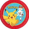 Lautaset|Pokemon>Procos S.A., 56th KLM Paleas Ethnikis, 320-11 Inofita Greece, www.procos.gr Pokemon suuri pahvilautanen 23 cm 8 kpl/pkt