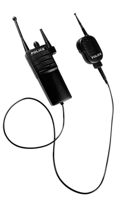Uniformu|Muut Naamiaistarvikkeet>Boland Party Partners, P. O. Box 518, AK ALPHEN A/D RIJN, https://boland.eu Poliisin radiopuhelin