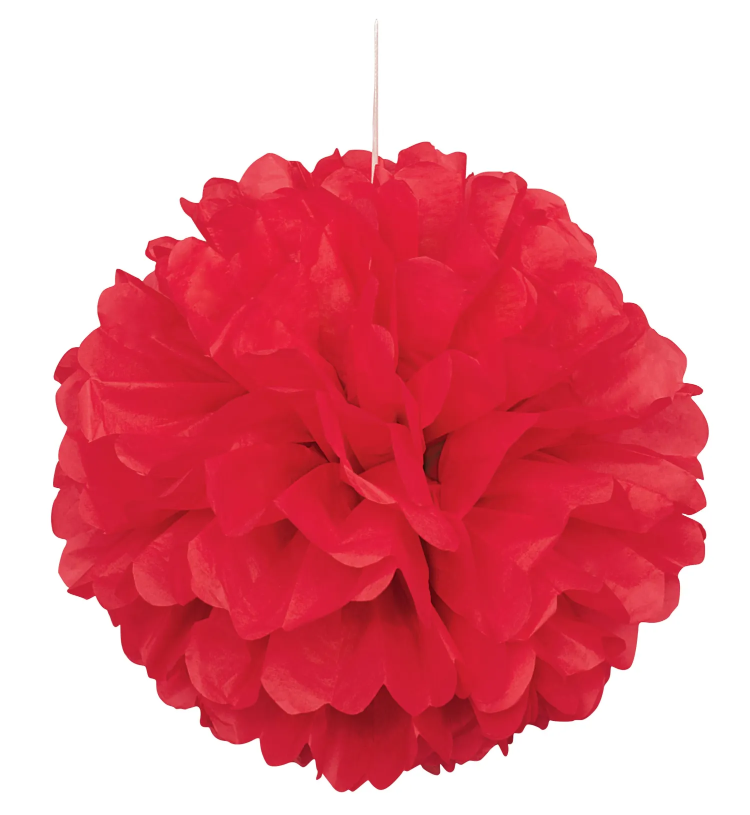 Häät|Häät>Unique Party Europe Pom Pom punainen koriste, halk. 41,6 cm