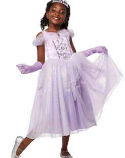 Vappu>Rubies Netherlands b.v., Heldenseweg 25A, 6086 PD Neer, www.rubies.com Prinsessa-asu lila tiaralla ja hanskoilla