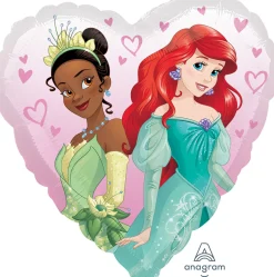 Pienet Foliopallot|Disney Prinsessat>Anagram International Inc, 7700 Anagram Drive, MN 55344-7307, USA, http://www.anagramballoons.com/ Prinsessat sydän tavallinen foliopallo