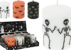 Kynttilät|Halloween>Koopman International B.V., Distelweg 88, 1031 HH AMSTERDAM, www.koopmanint.com Pöytäkynttilä Halloween 7,5 cm, lajitelma