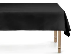 Värikattaus|Kaita- Ja Pöytäliinat>Juhlamaailma Pöytäliina musta, 137 x 183 cm