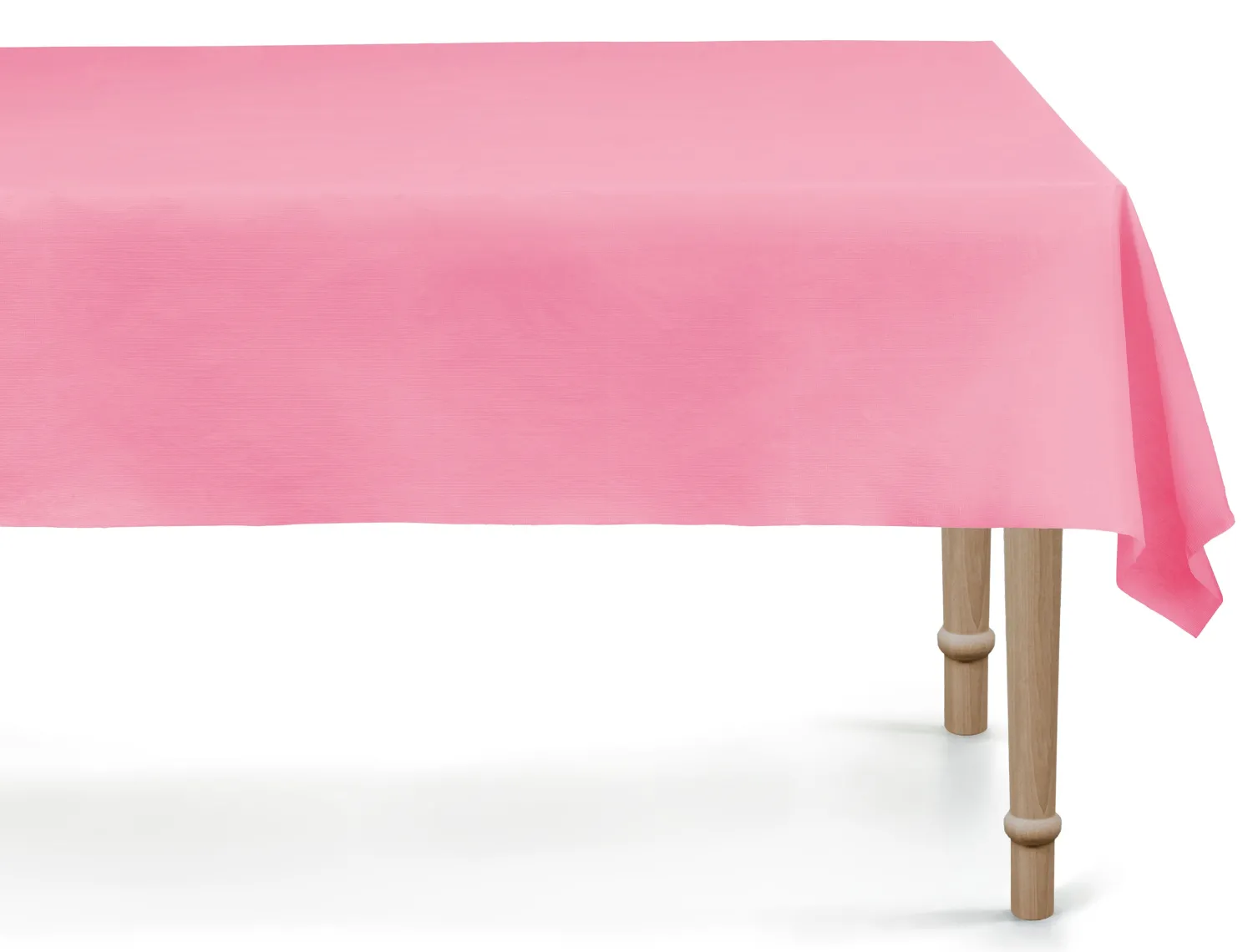 Värikattaus|Kaita- Ja Pöytäliinat>Juhlamaailma Pöytäliina pinkki, 137 x 183 cm