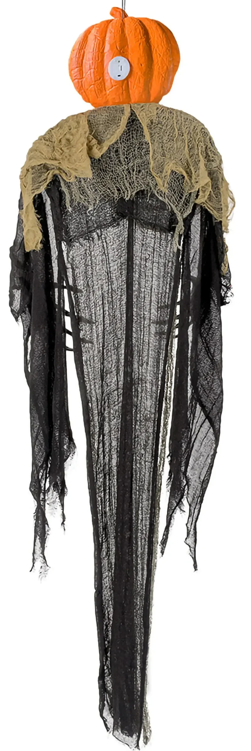 Ripustettavat Hahmot|Halloween>Boland Party Partners, P. O. Box 518, AK ALPHEN A/D RIJN, https://boland.eu Riippuva kurpitsahirviö valolla 158 cm