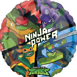 Pienet Foliopallot>Anagram International Inc, 7700 Anagram Drive, MN 55344-7307, USA, http://www.anagramballoons.com/ Rise of TMNT foliopallo