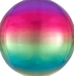 Erikoisfoliopallot>Anagram International Inc, 7700 Anagram Drive, MN 55344-7307, USA, http://www.anagramballoons.com/ Sateenkaaripallokas monivärinen 40 cm 3D muotofoliopallo