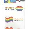 Pride|Kasvotimantit Ja Siirtotatuoinnit>Goodmark Europe NV, Industrielaan 15, 8520 Kuurne, www.goodmarkgroup.com Sateenkaari siirtotatuointi 1 arkki