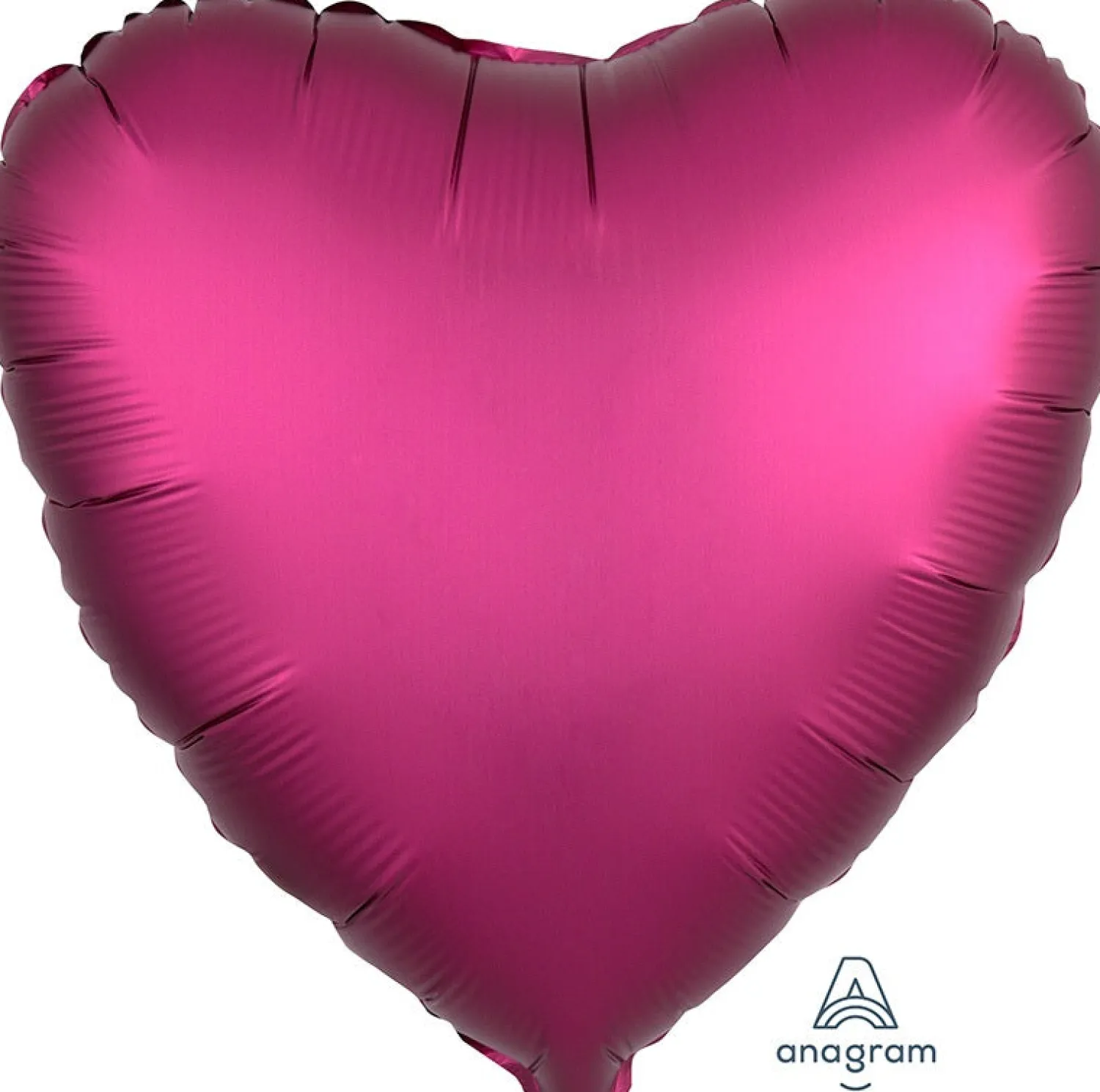 Pienet Foliopallot|Yksiväriset Foliopallot>Anagram International Inc, 7700 Anagram Drive, MN 55344-7307, USA, http://www.anagramballoons.com/ Satiinifuksia sydän foliopallo