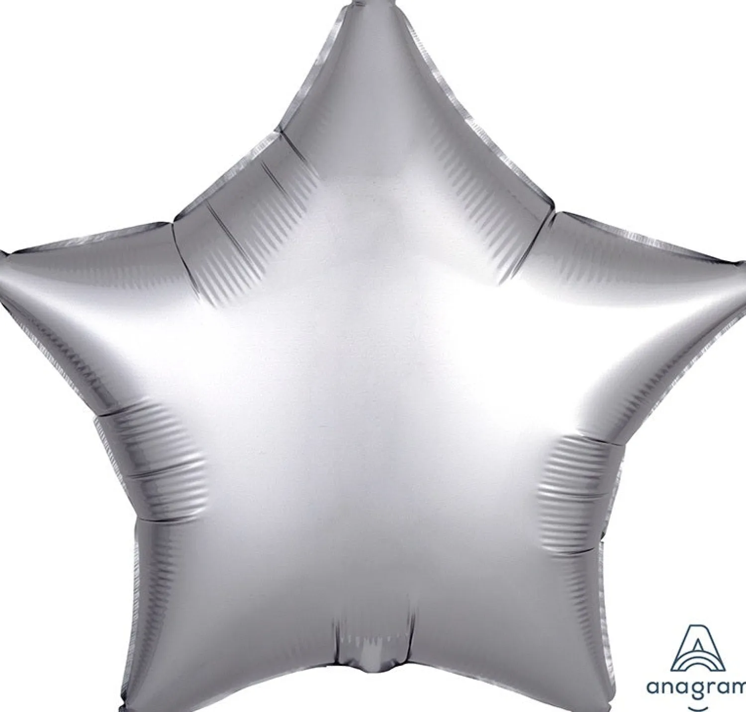 Pienet Foliopallot|Yksiväriset Foliopallot>Anagram International Inc, 7700 Anagram Drive, MN 55344-7307, USA, http://www.anagramballoons.com/ Satiinihopea tähti foliopallo