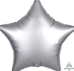 Personoidut Folioilmapallot Kimallekirjoituksella|Yksiväriset Ilmapallot>Anagram International Inc, 7700 Anagram Drive, MN 55344-7307, USA, http://www.anagramballoons.com/ Satiinihopea tähti foliopallo