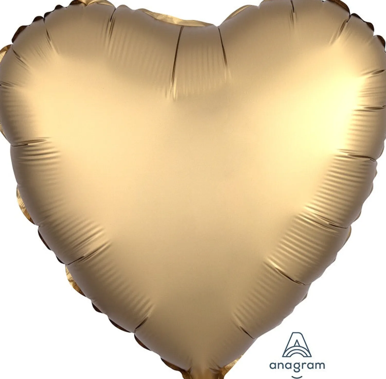 Yksiväriset Ilmapallot|Äitienpäivä>Anagram International Inc, 7700 Anagram Drive, MN 55344-7307, USA, http://www.anagramballoons.com/ Satiinikulta sydän foliopallo