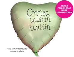 Pienet Foliopallot|Yksiväriset Foliopallot>Anagram International Inc, 7700 Anagram Drive, MN 55344-7307, USA, http://www.anagramballoons.com/ Satiinimintunvihreä sydän foliopallo