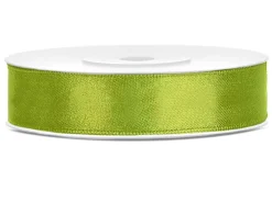Häät|Häät>PartyDeco sp. z o.o. sp. k., ul. Kolumba 1, 70-035 Szczecin, www.partydeco.com Satiininauha 12mm/25m, limenvihreä