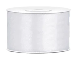 Häät|Häät>PartyDeco sp. z o.o. sp. k., ul. Kolumba 1, 70-035 Szczecin, www.partydeco.com Satiininauha 38 mm/25 m valkoinen