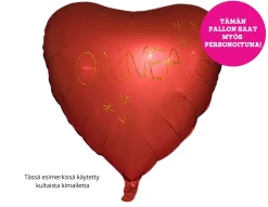 Pienet Foliopallot|Yksiväriset Foliopallot>Anagram International Inc, 7700 Anagram Drive, MN 55344-7307, USA, http://www.anagramballoons.com/ Satiinipunainen sydän foliopallo