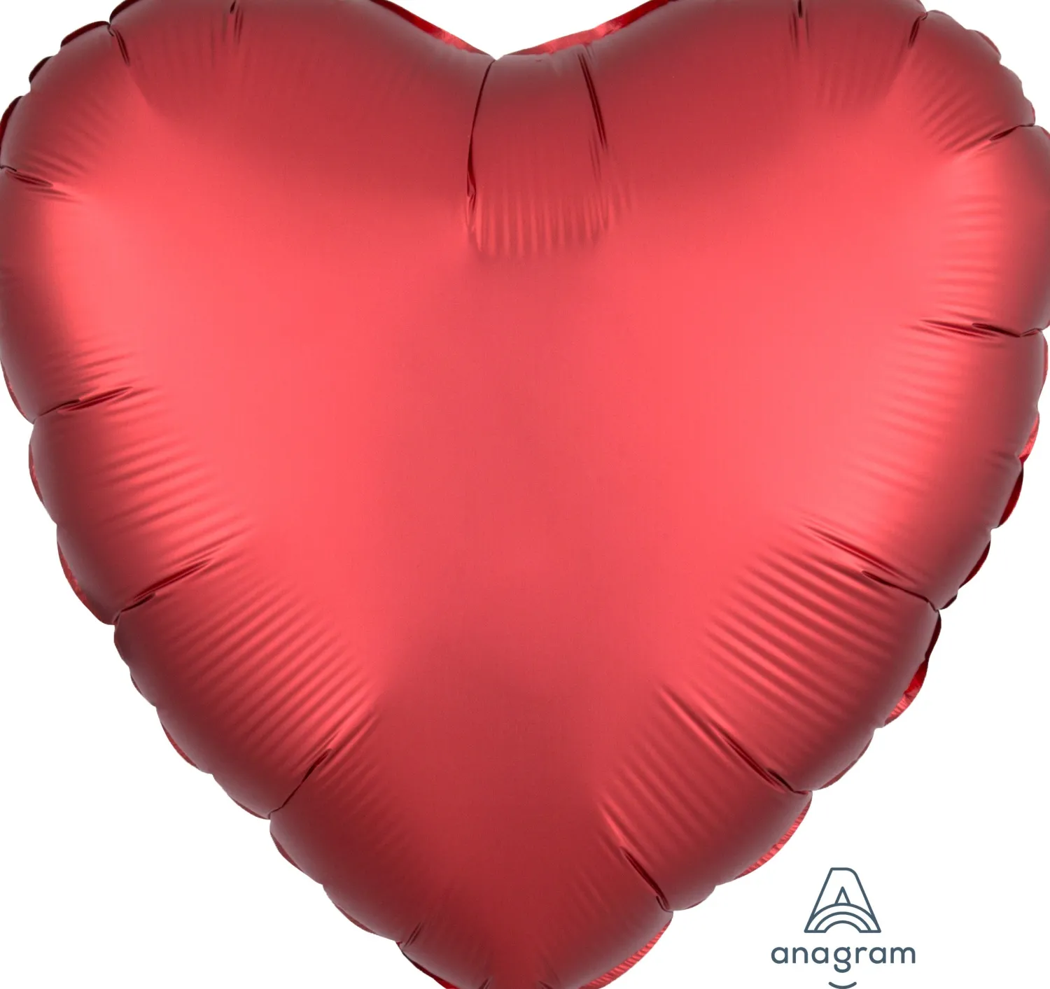 Yksiväriset Ilmapallot|Äitienpäivä>Anagram International Inc, 7700 Anagram Drive, MN 55344-7307, USA, http://www.anagramballoons.com/ Satiinipunainen sydän foliopallo