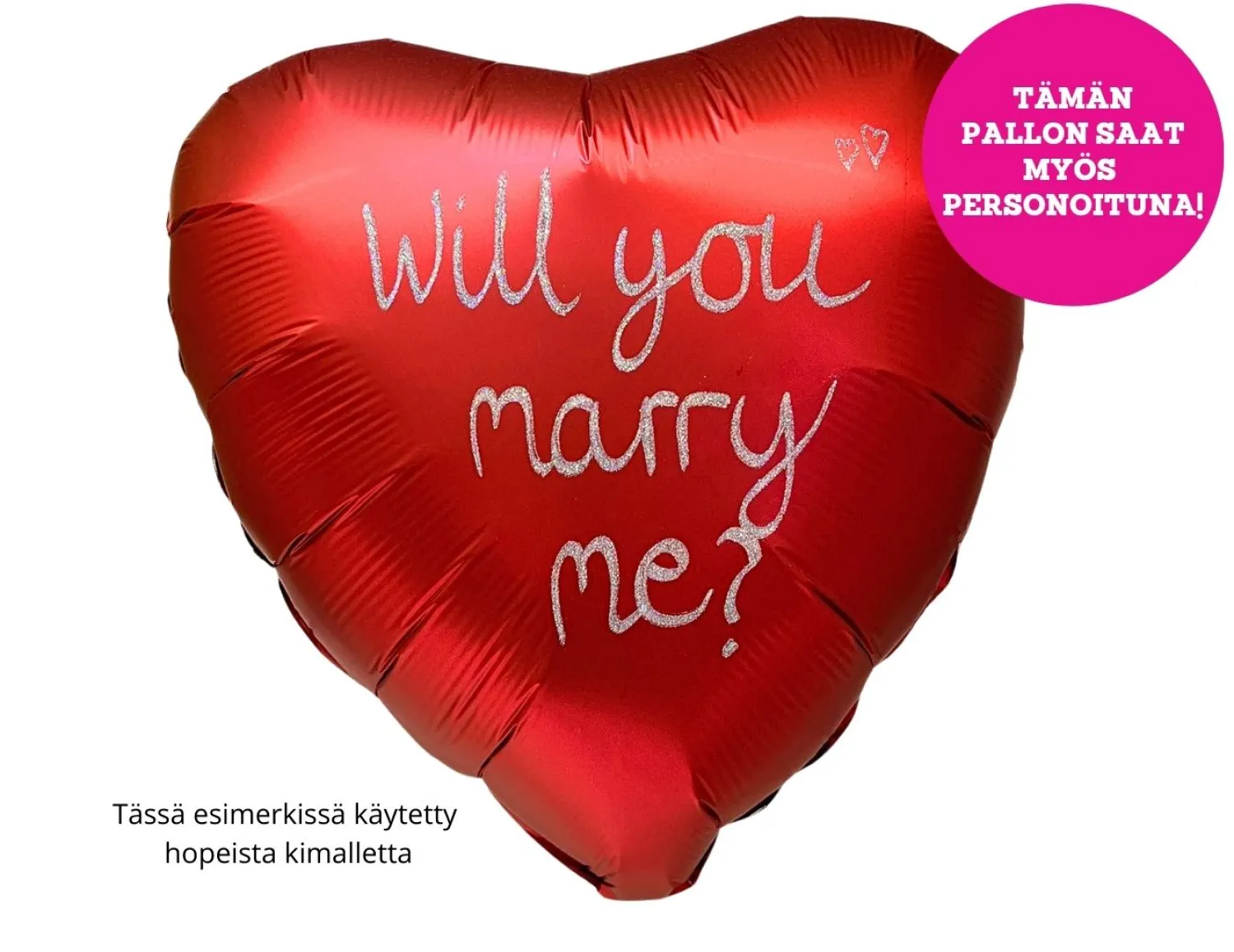 Yksiväriset Ilmapallot|Äitienpäivä>Anagram International Inc, 7700 Anagram Drive, MN 55344-7307, USA, http://www.anagramballoons.com/ Satiinipunainen sydän foliopallo