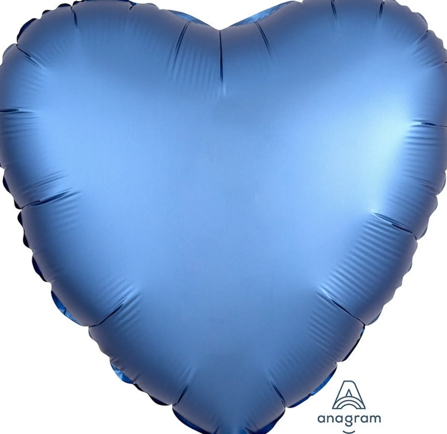 Pienet Foliopallot|Suomi>Anagram International Inc, 7700 Anagram Drive, MN 55344-7307, USA, http://www.anagramballoons.com/ Satiinisininen sydän foliopallo