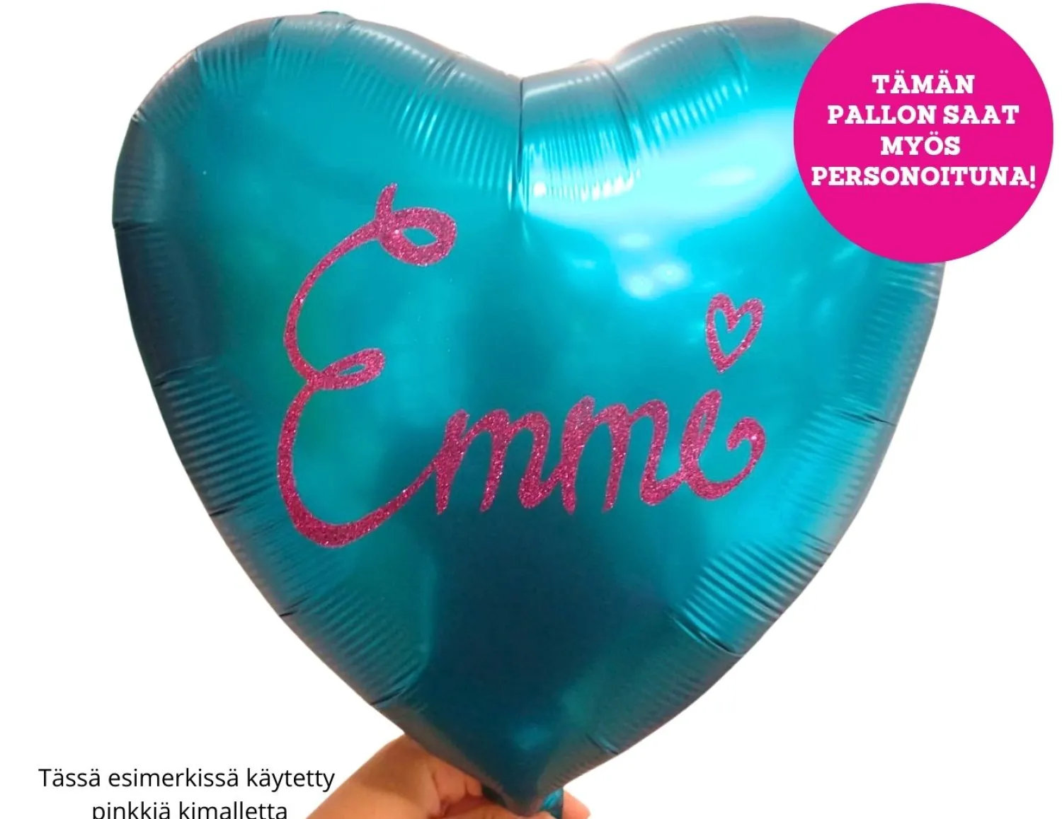 Pienet Foliopallot|Ystävänpäivä>Anagram International Inc, 7700 Anagram Drive, MN 55344-7307, USA, http://www.anagramballoons.com/ Satiiniturkoosi sydän foliopallo