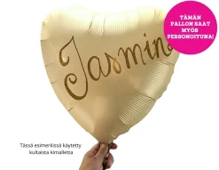 Pienet Foliopallot|Yksiväriset Foliopallot>Anagram International Inc, 7700 Anagram Drive, MN 55344-7307, USA, http://www.anagramballoons.com/ Satiinivaaleankeltainen sydän foliopallo