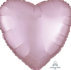 Personoidut Folioilmapallot Kimallekirjoituksella|Yksiväriset Ilmapallot>Anagram International Inc, 7700 Anagram Drive, MN 55344-7307, USA, http://www.anagramballoons.com/ Satiinivaaleanpunainen sydän foliopallo