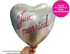 Pienet Foliopallot|Yksiväriset Foliopallot>Anagram International Inc, 7700 Anagram Drive, MN 55344-7307, USA, http://www.anagramballoons.com/ Satiinivalkoinen sydän tavallinen foliopallo
