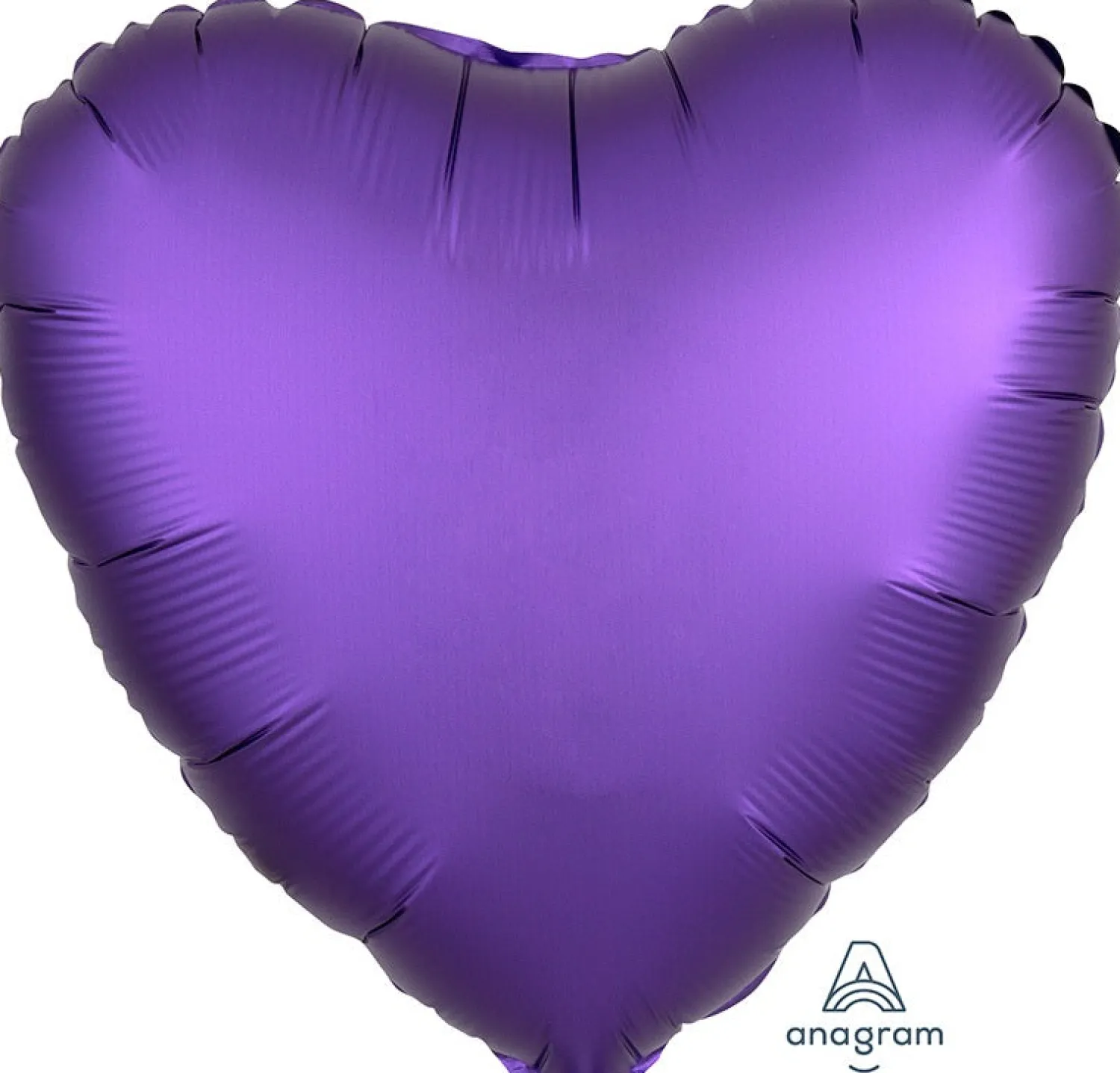 Pienet Foliopallot|Yksiväriset Foliopallot>Anagram International Inc, 7700 Anagram Drive, MN 55344-7307, USA, http://www.anagramballoons.com/ Satiinivioletti sydän foliopallo
