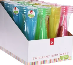 Häät|Häät>Koopman International B.V., Distelweg 88, 1031 HH AMSTERDAM, www.koopmanint.com Shampanjalasi värikäs konepestävä 150 ml 4 kpl/pkt, lajitelmatuote 4 erilaista