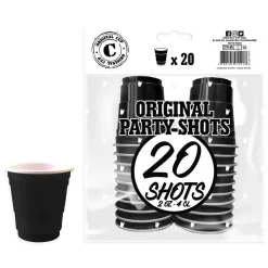 Värikattaus|Lasit Ja Mukit>Sarl Original Cup / Gérant Associé, 59 rue de Ponthieu, 75008 Paris, www.originalcup.com Shottilasi 40 ml konepestävä 20 kpl/pkt musta