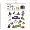 Halloween|Kasvotimantit Ja Siirtotatuoinnit>Goodmark Europe NV, Industrielaan 15, 8520 Kuurne, www.goodmarkgroup.com Siirtokuvatatuointi vartalolle, pieni, lajitelmatuote 2 erilaista